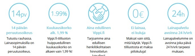 Vipissä on rutkasti käyttäjälle hyödyllisiä ominaisuuksia.